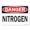 Signmission Safety Sign, OSHA Danger, 7" Height, 10" Width, Nitrogen, Landscape OS-DS-D-710-L-19438 - alternate 1